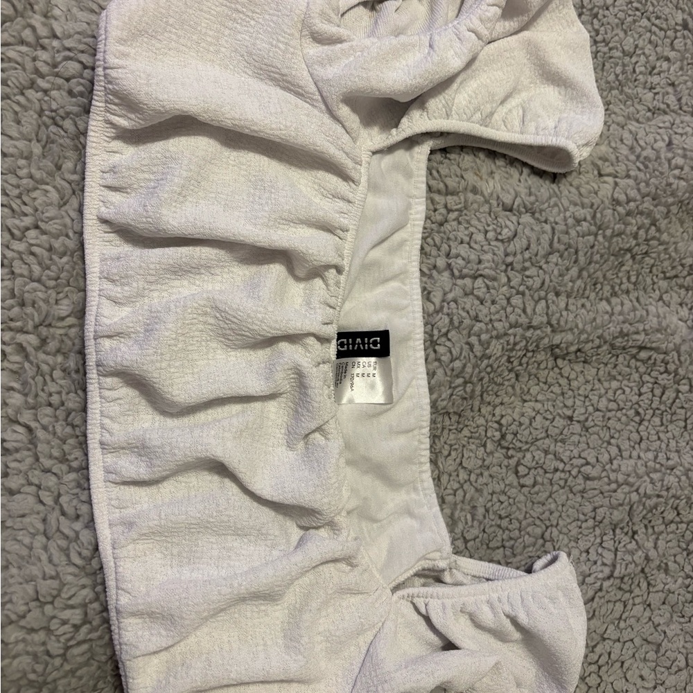 H&M White Crop Top